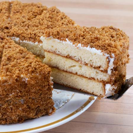 Lemon Crunch Cake & Slice