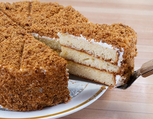 Lemon Crunch Cake & Slice