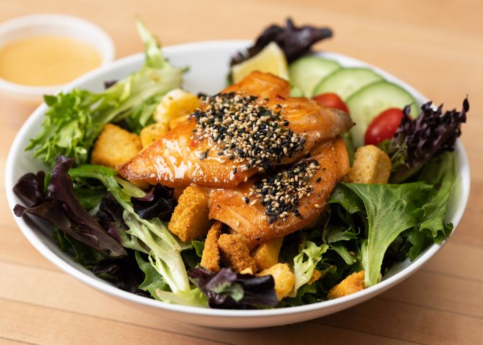 Teriyaki Salmon Salad